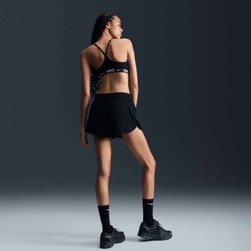 Biustonosz treningowy Nike Dri-Fit Indy Light Support black/black/white 3