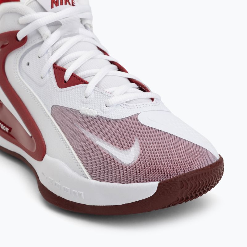 Buty do siatkówki Nike React Hyperset 2 white/team crimson 7