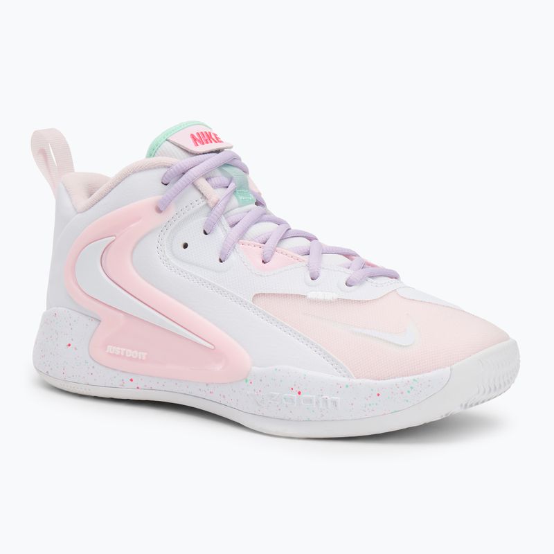 Buty do siatkówki Nike React Hyperset 2 SE white/hyper pink/mint foam/violet mist/pink foam