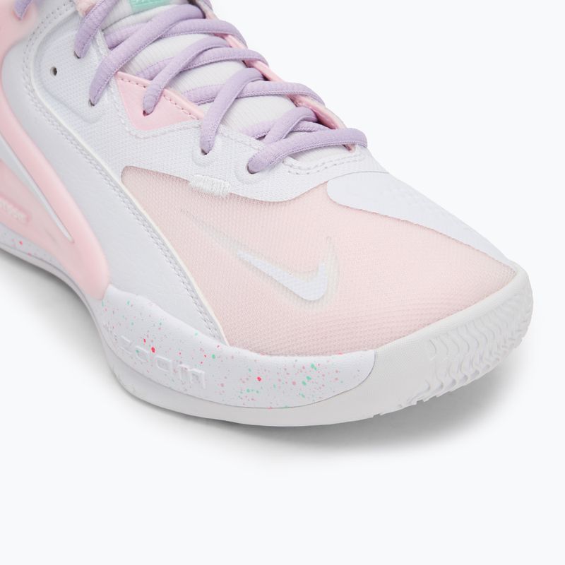 Buty do siatkówki Nike Hyperset 2 SE white/hyper pink/mint foam/violet mist/pink foam 7