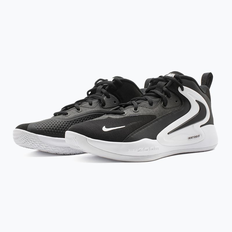 Buty do siatkówki Nike React Hyperset 2 black/black/white 3