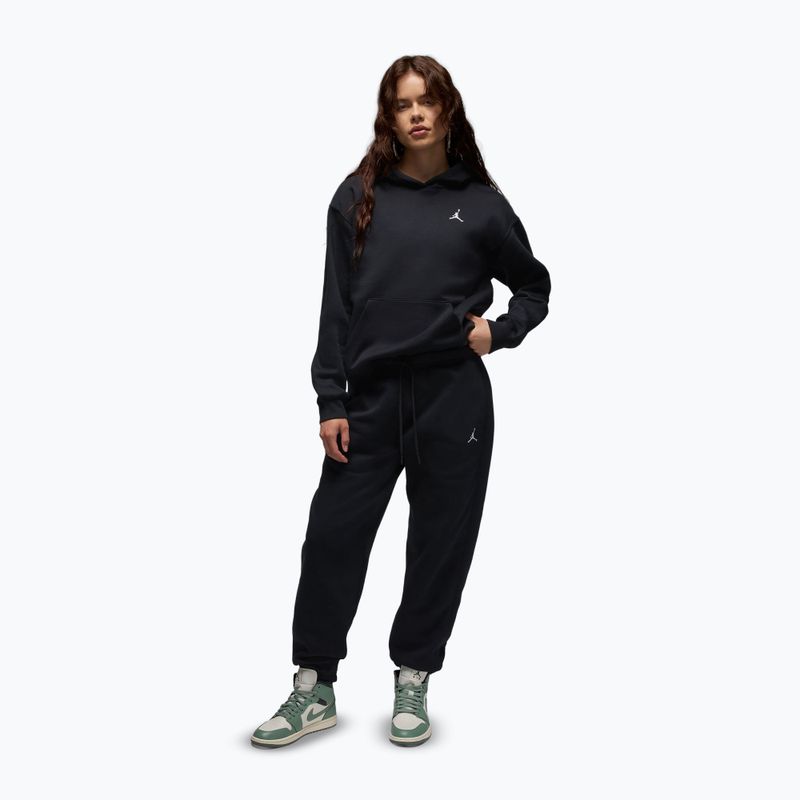 Bluza damska  Jordan Brooklyn Fleece Hoodie black/white 2