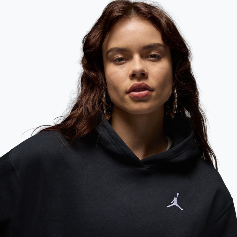 Bluza damska  Jordan Brooklyn Fleece Hoodie black/white 4