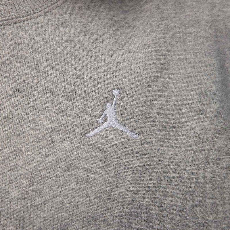 Bluza damska  Jordan Brooklyn Fleece dark grey heather/white 5