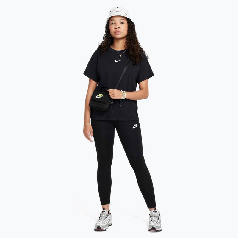 Legginsy dziecięce Nike Sportswear Classic High-Waisted black/white 2