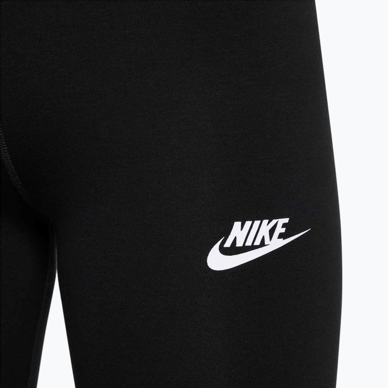 Legginsy dziecięce Nike Sportswear Classic High-Waisted black/white 4