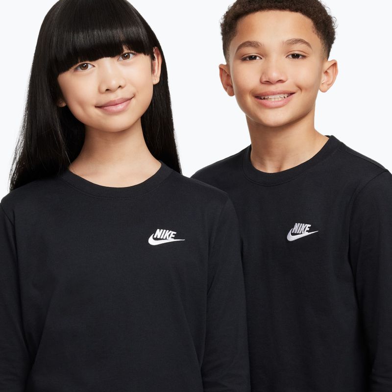 Longsleeve dziecięcy Nike Sportswear black 4