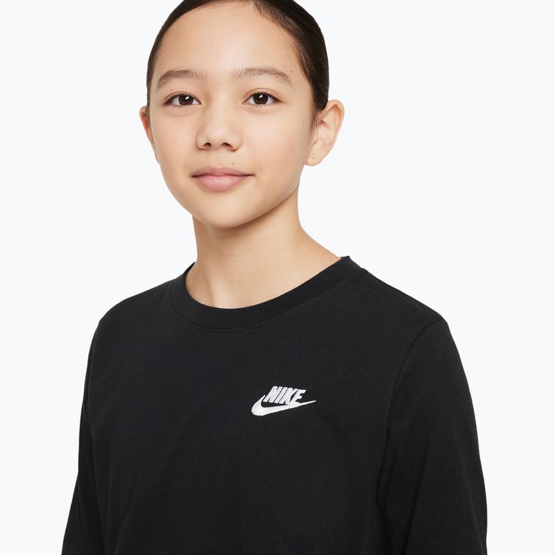 Longsleeve dziecięcy Nike Sportswear black 7