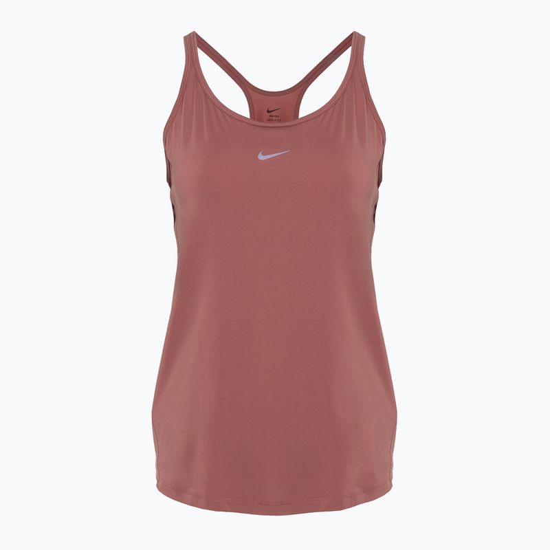 Koszulka treningowa damska Nike One Classic Dri-Fit Strappy canyon pink/black