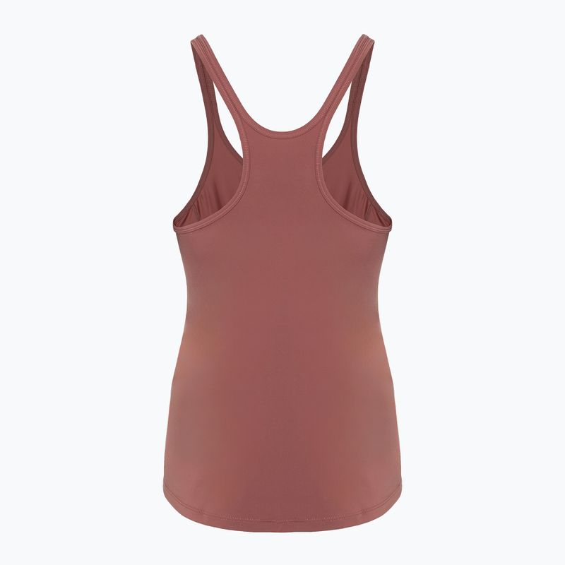 Koszulka treningowa damska Nike One Classic Dri-Fit Strappy canyon pink/black 2