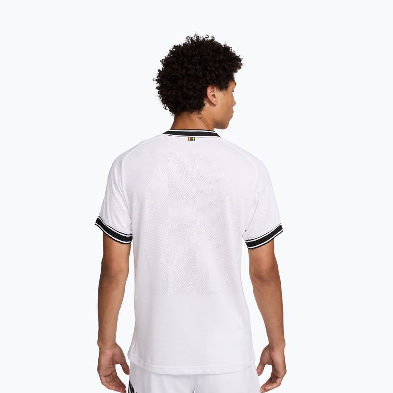 Koszulka tenisowa męska Nike Court Heritage white/black 3