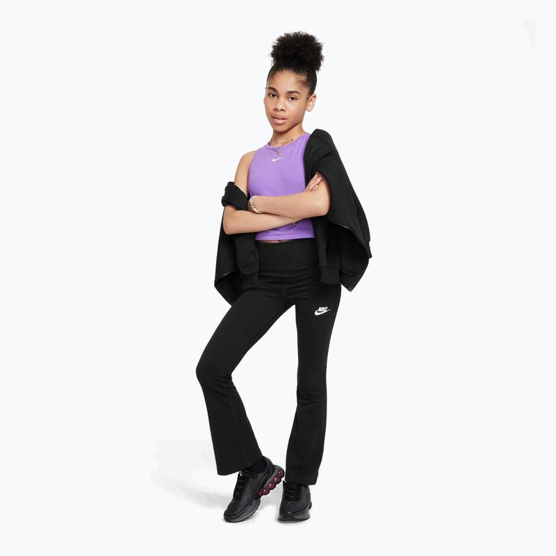 Legginsy dziecięce Nike Sportswear Classic black/white 2