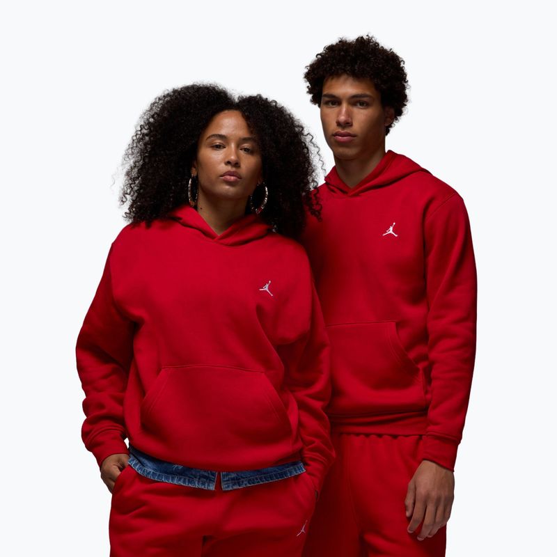 Bluza męska  Jordan Brooklyn Fleece gym red/white 3