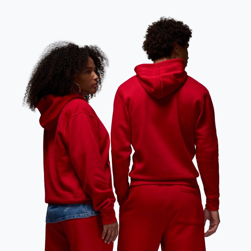Bluza męska  Jordan Brooklyn Fleece gym red/white 5