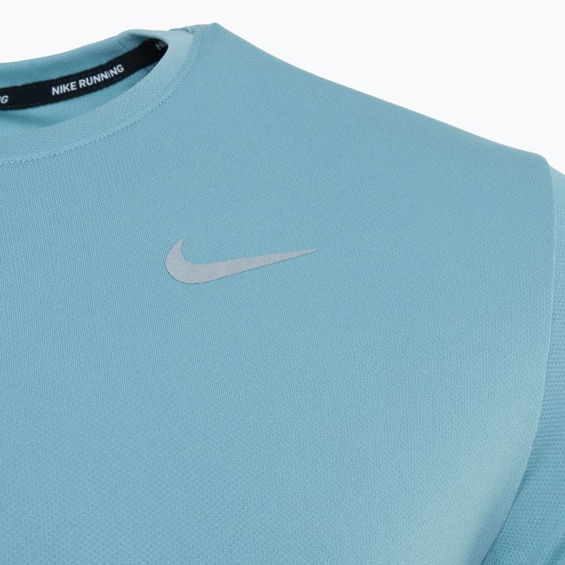 Koszulka do biegania męska Nike Miler Dri-Fit UV denim turquoise 3