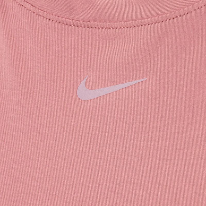 Koszulka damska Nike One Classic Dri-Fit canyon pink/black 3