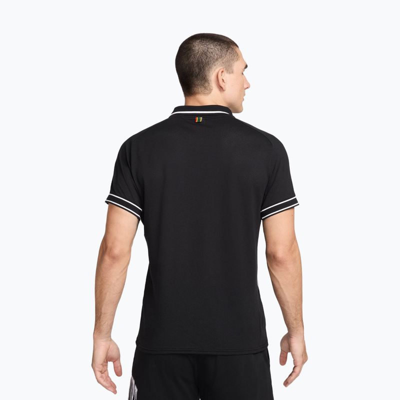 Koszulka tenisowa męska Nike Court Heritage Polo black/white 3