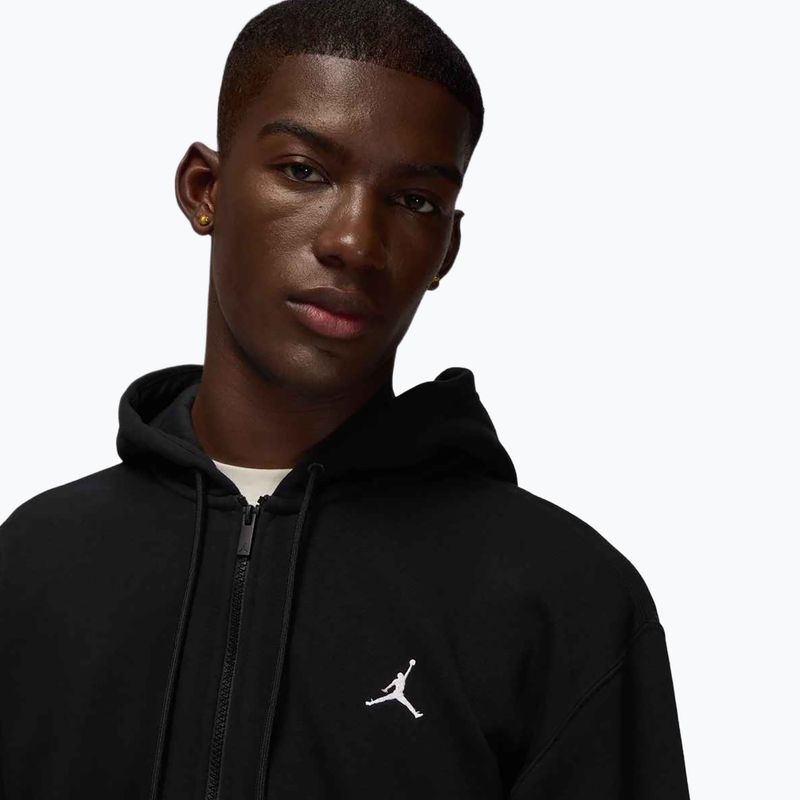 Bluza męska  Jordan Brooklyn Fleece Full Zip black/white 4