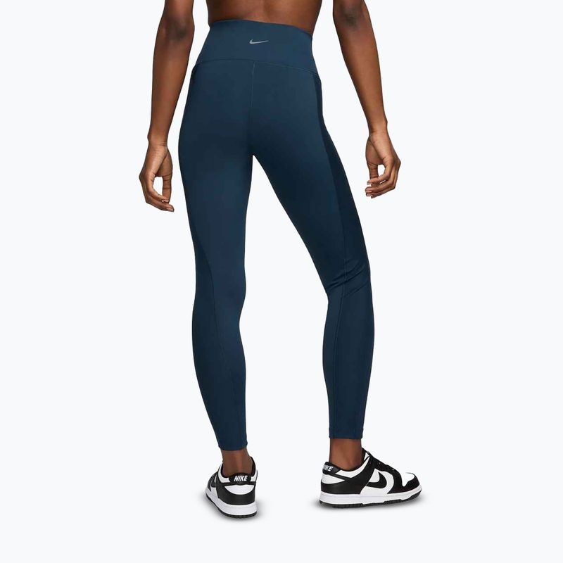 Legginsy damskie Nike One Wrap High-Waist 7/8 armory navy 3