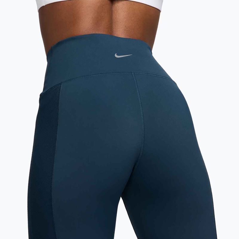 Legginsy damskie Nike One Wrap High-Waist 7/8 armory navy 6