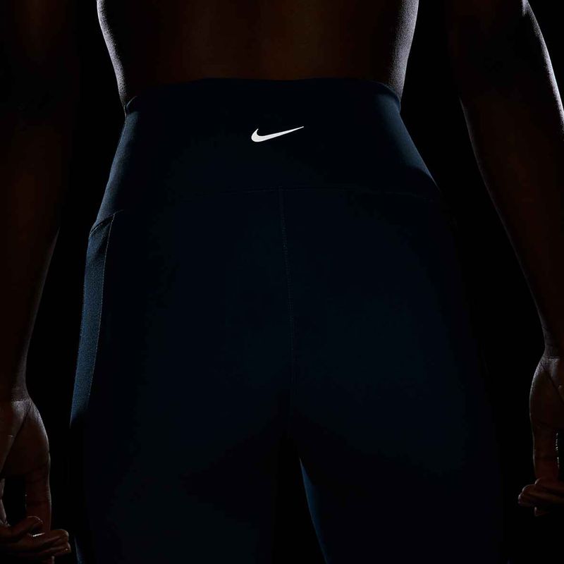 Legginsy damskie Nike One Wrap High-Waist 7/8 armory navy 8