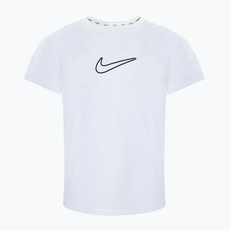 Koszulka dziecięca Nike One Dri-Fit white/black