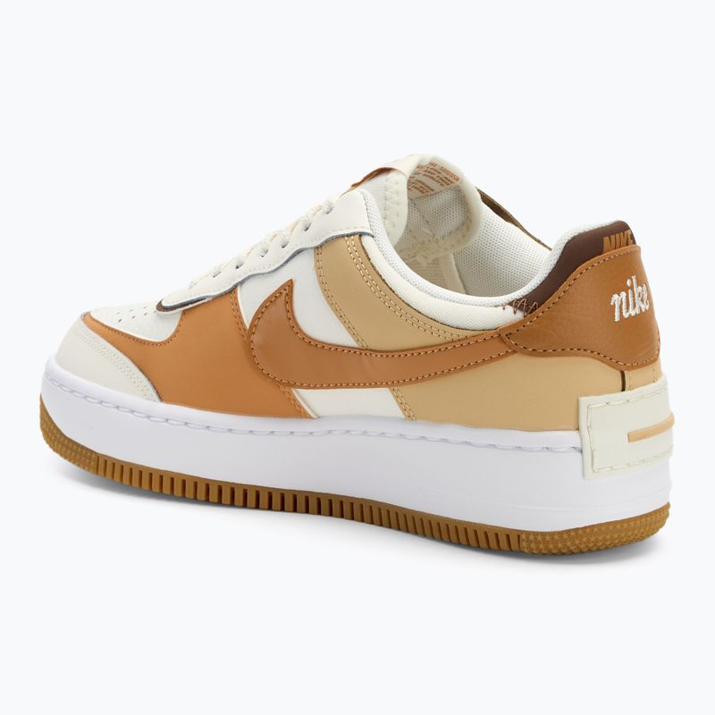 Buty damskie Nike Air Force 1 Shadow sail/flax/sesame/brown 3