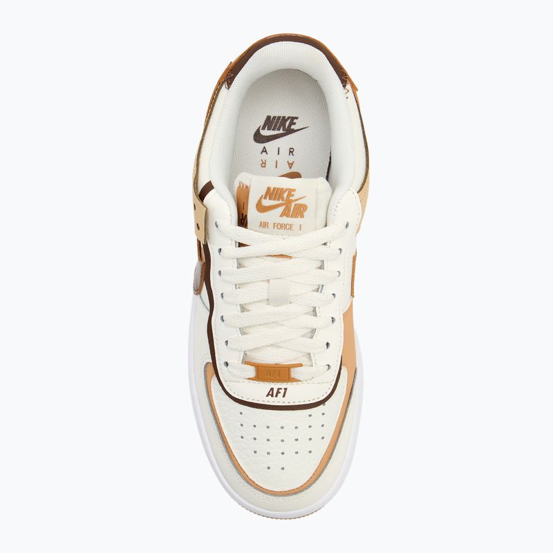 Buty damskie Nike Air Force 1 Shadow sail/flax/sesame/brown 5