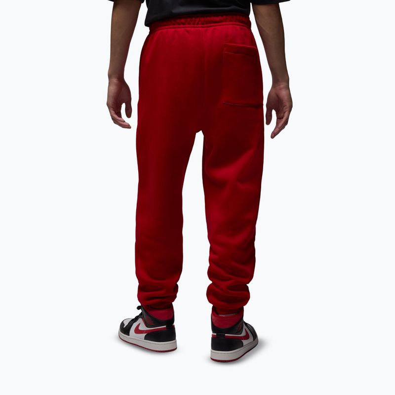 Spodnie męskie  Jordan Brooklyn Fleece gym red/white 3
