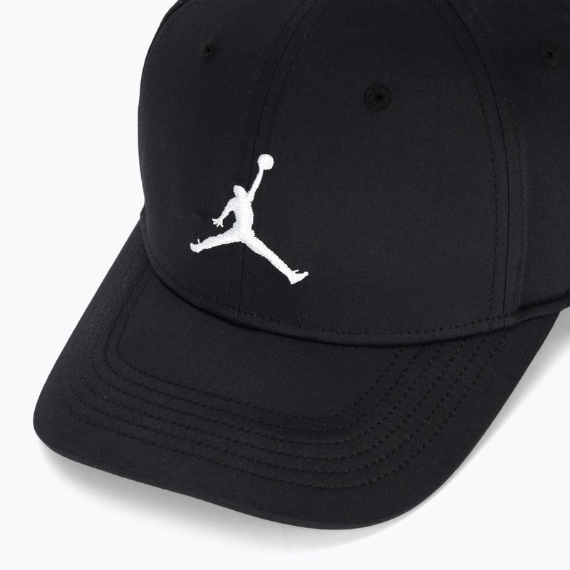 Czapka z daszkiem  Jordan Rise Structured Curved-Bill black/white 3