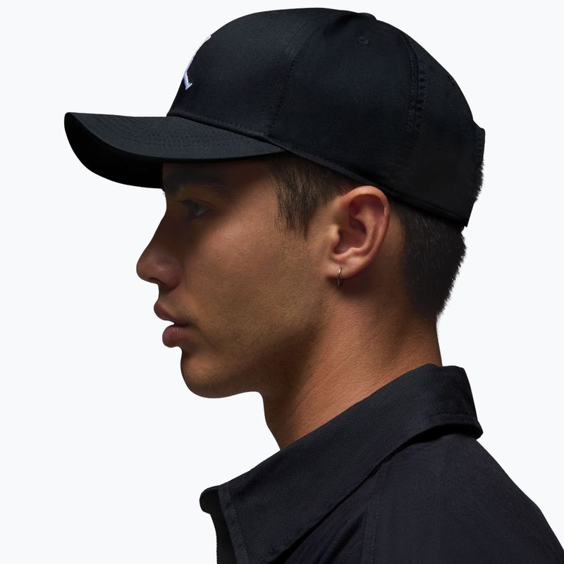 Czapka z daszkiem Nike Jordan Rise Structured Curved-Bill black/white 6
