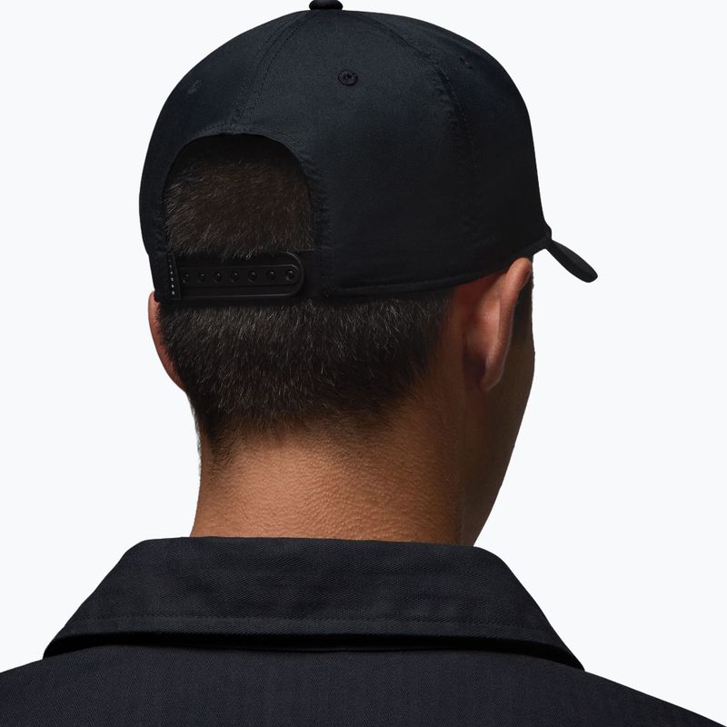 Czapka z daszkiem Nike Jordan Rise Structured Curved-Bill black/white 8