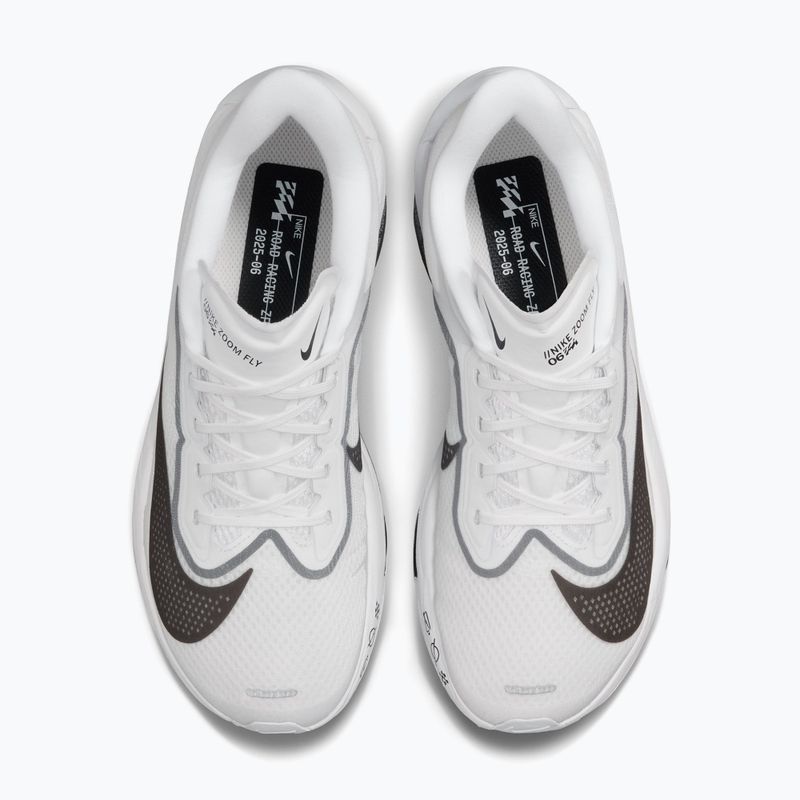 Buty do biegania damskie Nike Zoom Fly 6 white/smoke grey/metallic silver/black 4