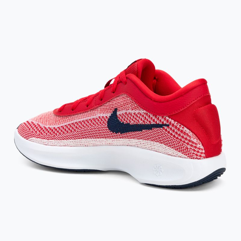 Buty do koszykówki męskie Nike G.T. Hustle Academy university red/white/obsidian 3