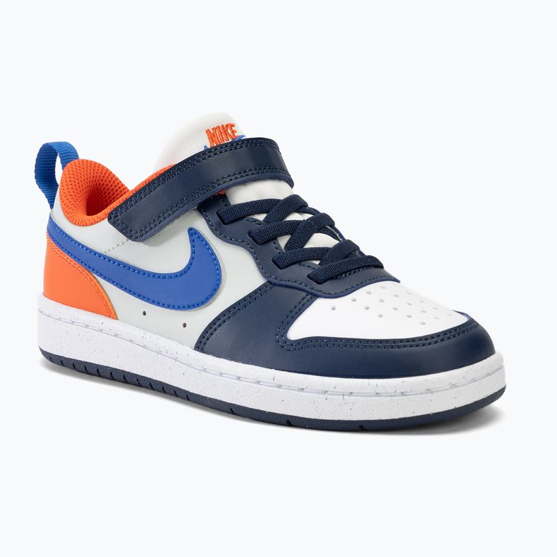 Buty dziecięce Nike Court Borough Low Recraft white/navy/orange