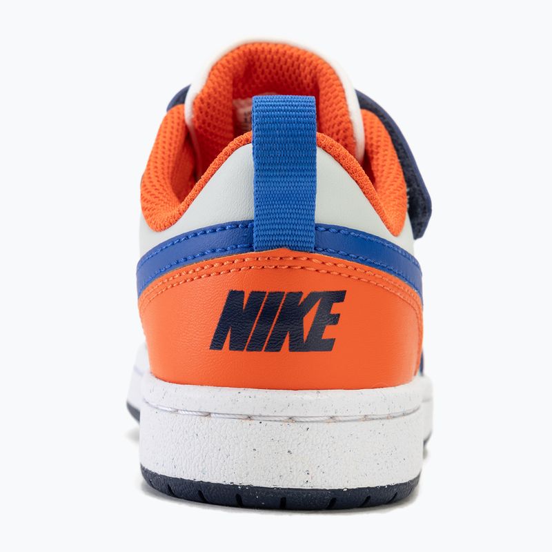 Buty dziecięce Nike Court Borough Low Recraft white/navy/orange 6