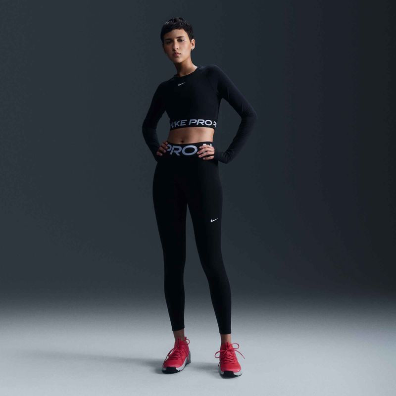 Legginsy treningowe damskie Nike Pro Sculpt black/white 5