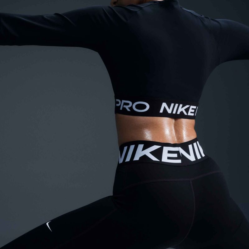 Legginsy treningowe damskie Nike Pro Sculpt black/white 8