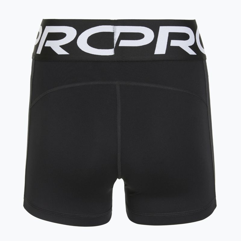 Spodenki damskie Nike Pro Sculpt High Waisted 3" Biker black/white 7