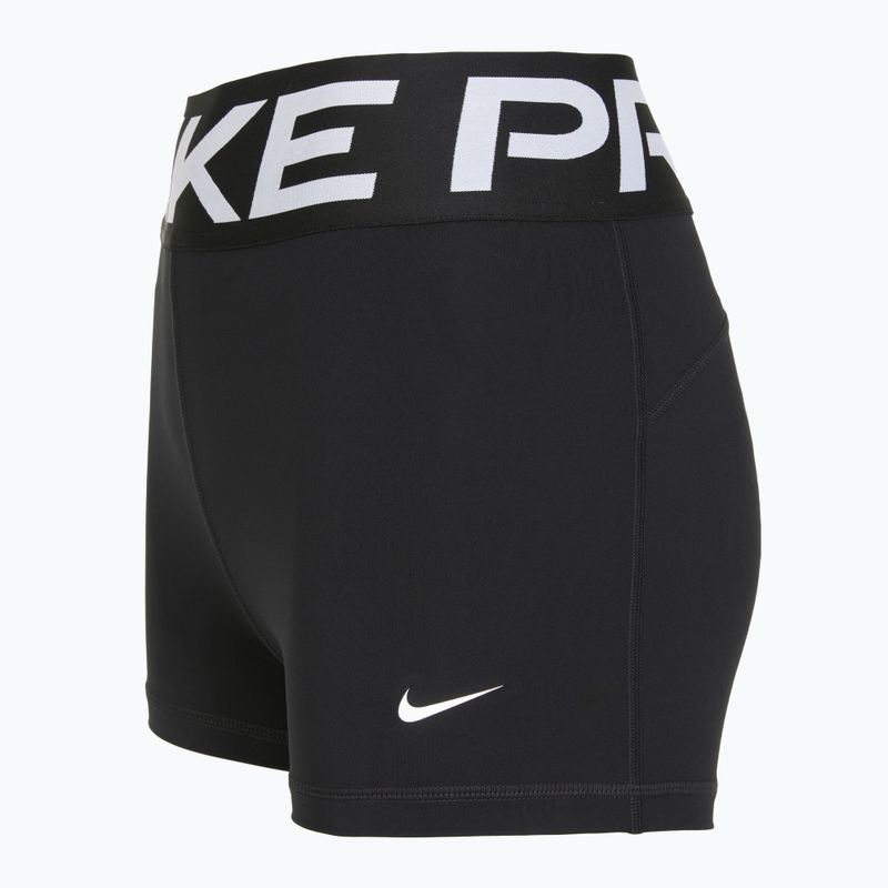 Spodenki damskie Nike Pro Sculpt High Waisted 3" Biker black/white 8