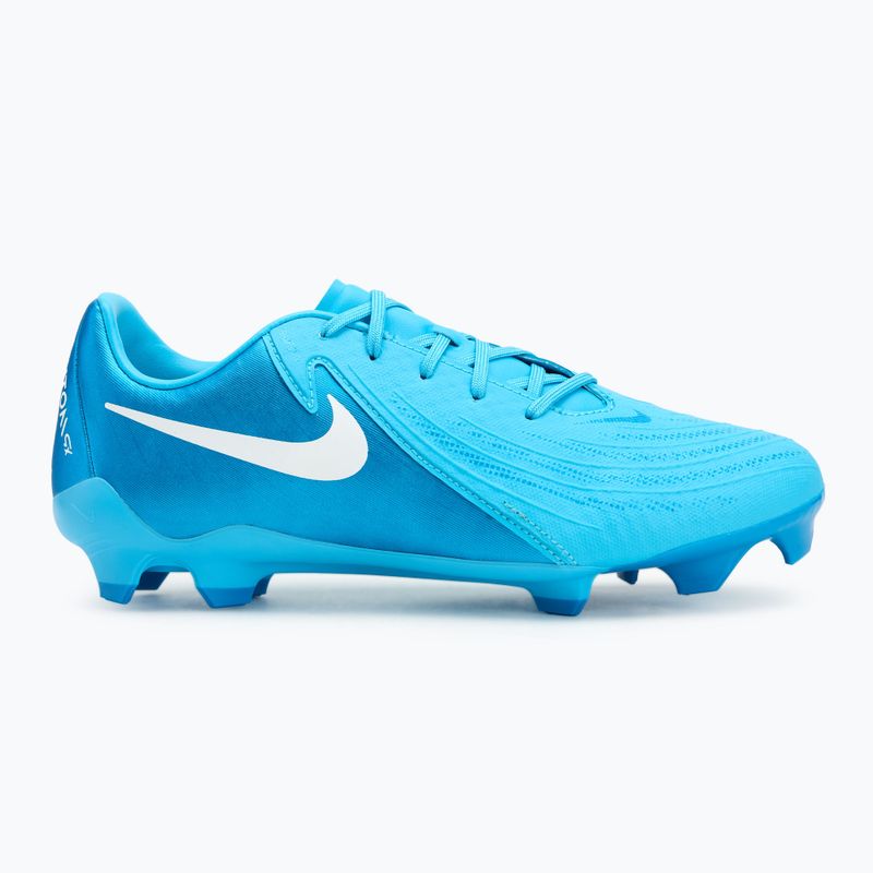 Buty piłkarskie Nike Phantom GX II Academy FG/MG blue fury/white 2