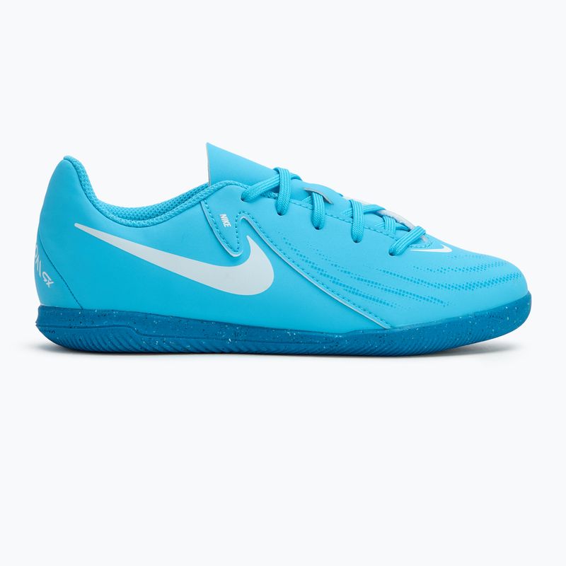 Buty piłkarskie dziecięce Nike Phantom GX II Club IC blue fury/white 2