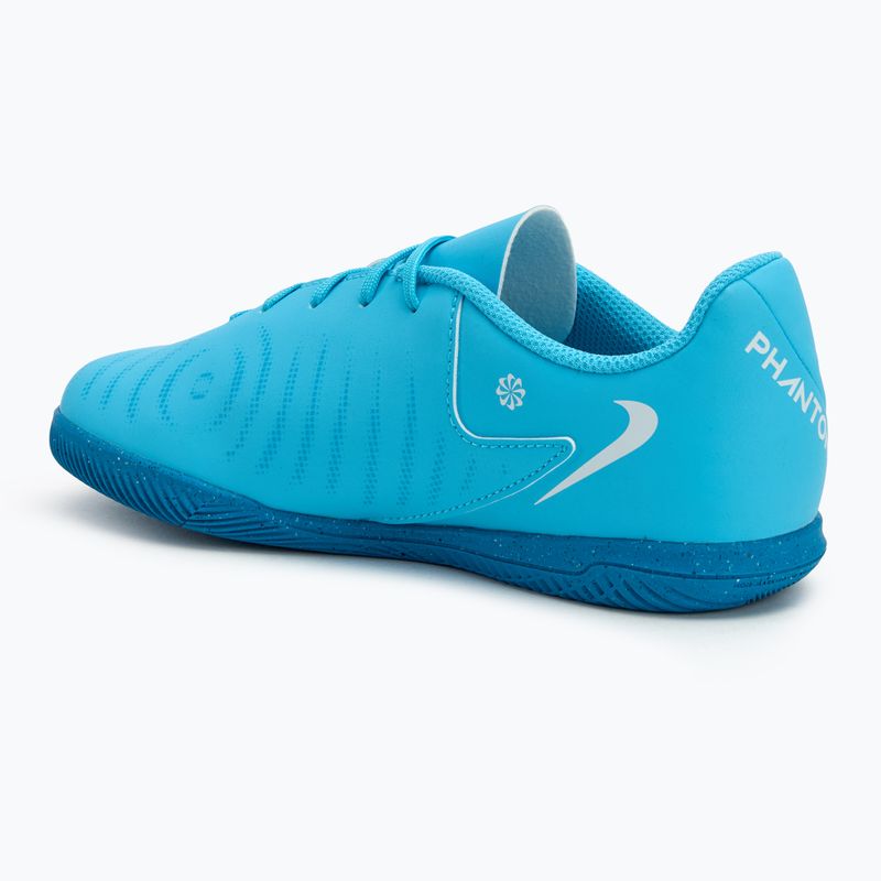 Buty piłkarskie dziecięce Nike Phantom GX II Club IC blue fury/white 3