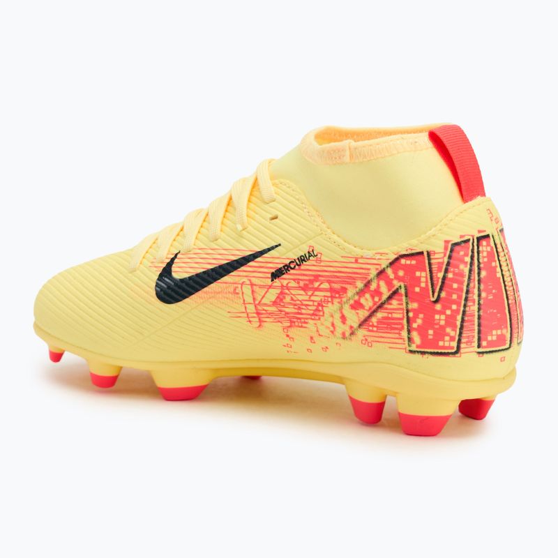 Buty piłkarskie dziecięce Nike Superfly 10 Club Kylian Mbappe FG/MG light laser orange/armory navy 3