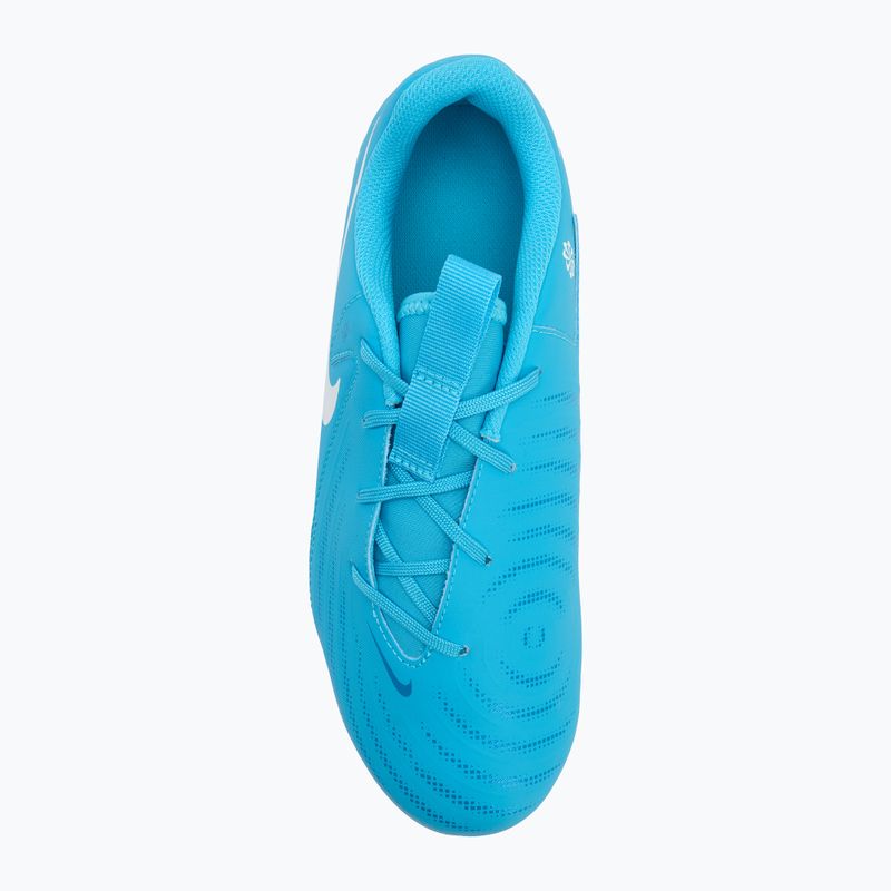 Buty piłkarskie dziecięce Nike Phantom GX II Academy FG/MG Junior blue fury/white 5