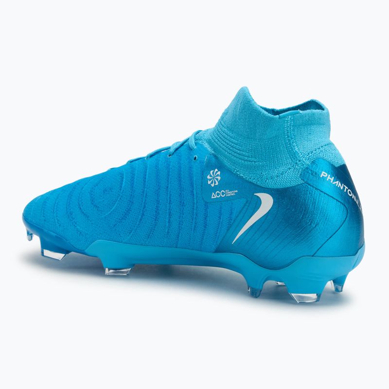 Buty piłkarskie męskie Nike Phantom Luna II Pro FG blue fury / white 3