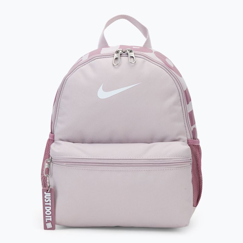 Plecak miejski dziecięcy Nike Brasilia Just Do It Mini 11 l platinum violet/plum dust/white