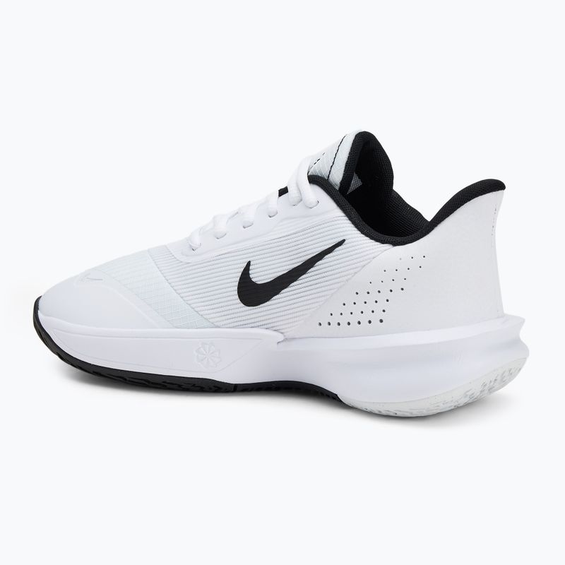 Buty do koszykówki męskie Nike Precision 7 white/black 3