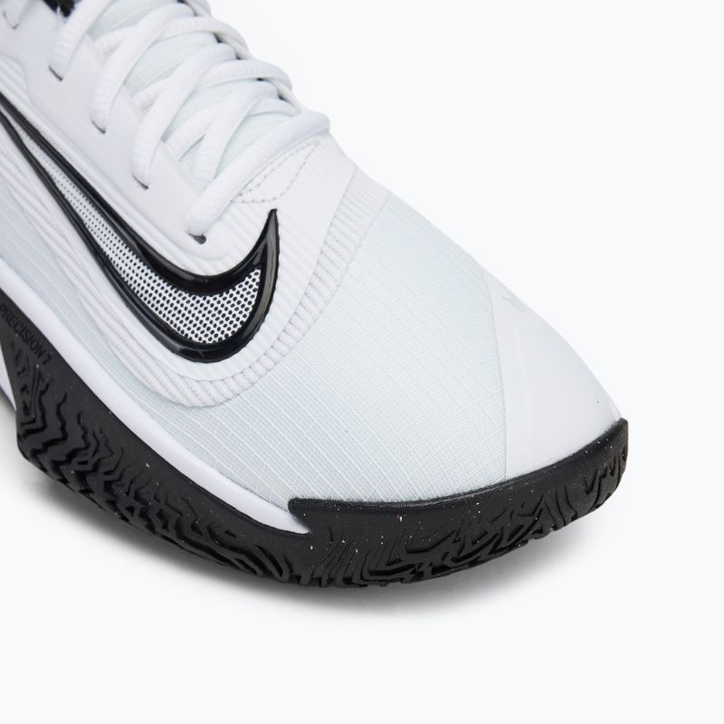 Buty do koszykówki męskie Nike Precision 7 white/black 7