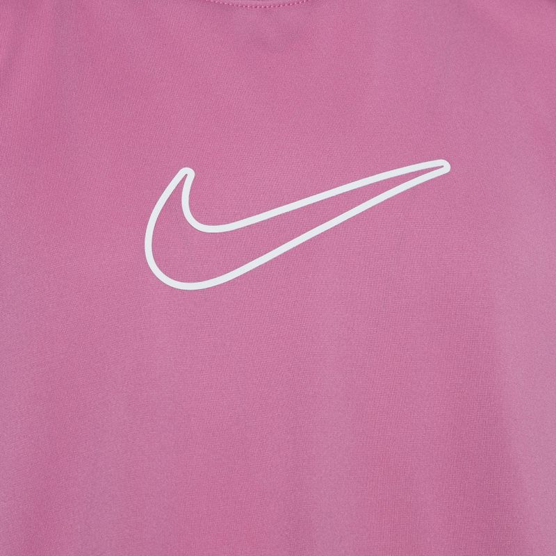 Koszulka dziecięca Nike One Dri-Fit magic flamingo/white 3